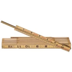 Klein Tools 905-6 Wood Folding Rule With Extension