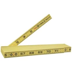 Klein Tools 910-6 6 Ft. Fiberglass Inside Reading Folding Ruler