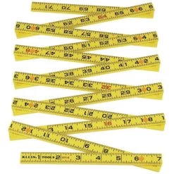 Klein Tools 911-6 6 Ft. Outside Reading Fiberglass Folding Ruler -Tool Store klnn911 6 g
