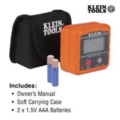 Klein Tools 935DAG Cordless Digital Angle Gauge And Level Kit 17 Klein Tools 935DAG Cordless Digital Angle Gauge And Level Kit -Tool Store klnn935dag j