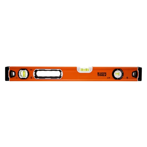 Klein Tools 935L 3-Vial 24 In. Bubble Level - High Visibility, Orange 3 Klein Tools 935L 3-Vial 24 In. Bubble Level - High Visibility, Orange - Image 3