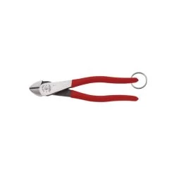 Klein Tools D228-8TT 8 In. High-Leverage Diagonal Cutting Pliers With Tether Ring