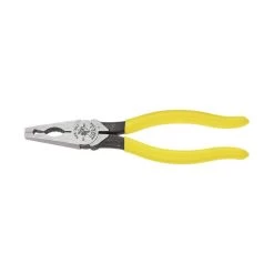 Klein Tools D333-8 Conduit Locknut And Reaming Pliers - Yellow Handle