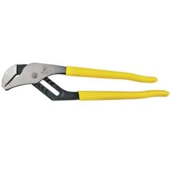 Klein Tools D502-12 12 In. Pump Pliers - Yellow Dip Handle