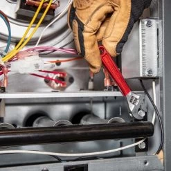 Klein Tools D506-4 4 In. Plastic Dipped Adjustable Wrench - Transparent Red Handle -Tool Store klnnd506 4 i