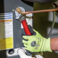 Klein Tools D507-8 8 In. Extra Capacity Adjustable Wrench - Transparent Red Handle -Tool Store klnnd507 8 g