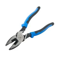 Klein Tools J2000-9NECRTP Fish Tape Pull/ Crimping 9 In. Lineman's Pliers -Tool Store klnnj2000 9necrtp b