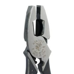 Klein Tools J2000-9NECRTP Fish Tape Pull/ Crimping 9 In. Lineman's Pliers -Tool Store klnnj2000 9necrtp c