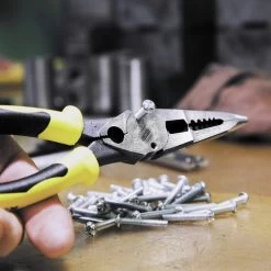 Klein Tools J207-8CR All-Purpose Pliers With Crimper -Tool Store klnnj207 8cr e