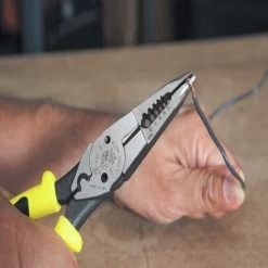 Klein Tools J207-8CR All-Purpose Pliers With Crimper -Tool Store klnnj207 8cr f