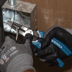 Klein Tools K12065CR Klein-Kurve 8-20 AWG Heavy-Duty Wire Stripper Or Cutter Or Crimper Multi Tool -Tool Store klnnk12065cr e