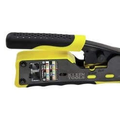 Klein Tools VDV226-110 Ratcheting Cable Crimper/Stripper/Cutter For Pass-Thru Connectors -Tool Store klnnvdv226 110 c