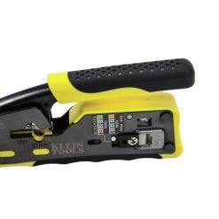 Klein Tools VDV226-110 Ratcheting Cable Crimper/Stripper/Cutter For Pass-Thru Connectors -Tool Store klnnvdv226 110 d
