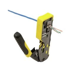 Klein Tools VDV226-110 Ratcheting Cable Crimper/Stripper/Cutter For Pass-Thru Connectors -Tool Store klnnvdv226 110 e