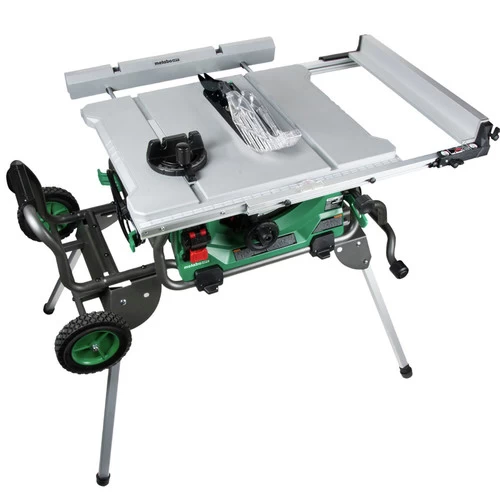 Metabo HPT C10RJSM 15 Amp 10 In. Corded Table Saw With Fold And Roll Stand 1 Metabo HPT C10RJSM 15 Amp 10 In. Corded Table Saw With Fold And Roll Stand