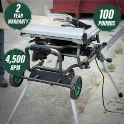 Metabo HPT C10RJSM 15 Amp 10 In. Corded Table Saw With Fold And Roll Stand 11 Metabo HPT C10RJSM 15 Amp 10 In. Corded Table Saw With Fold And Roll Stand -Tool Store mhpnc10rjsm b