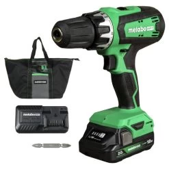 Tool Store 6 Metabo HPT DS18DFXM 18V MultiVolt Brushed Lithium-Ion 1/2 In. Cordless Drill Driver Kit (2 Ah)
