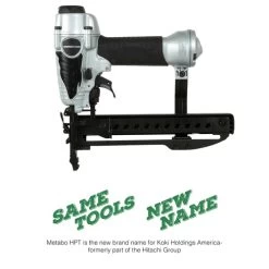 Metabo HPT N3804AB3M 18-Gauge 1/4 In. Crown 1-1/2 In. Narrow Crown Stapler -Tool Store mhpnn3804ab3m c