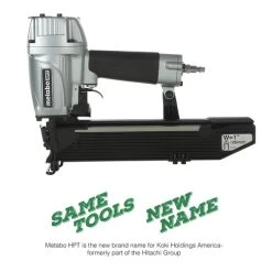 Metabo HPT N5024A2M 1 In. X 16-Gauge Wide Crown Stapler -Tool Store mhpnn5024a2m c