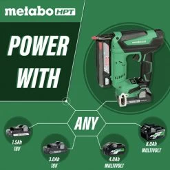 Metabo HPT NP18DSALQ4M 18V Lithium-Ion 23 Gauge 1-3/8 In. Cordless Pin Nailer (Tool Only) 10 Metabo HPT NP18DSALQ4M 18V Lithium-Ion 23 Gauge 1-3/8 In. Cordless Pin Nailer (Tool Only) -Tool Store mhpnnp18dsalq4m b