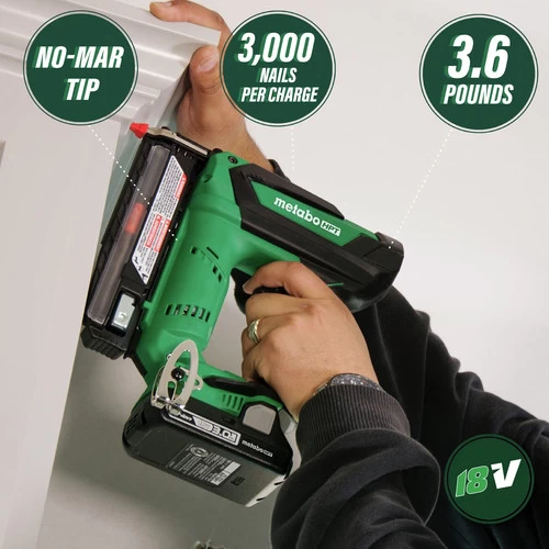 Metabo HPT NP18DSALQ4M 18V Lithium-Ion 23 Gauge 1-3/8 In. Cordless Pin Nailer (Tool Only) 4 Metabo HPT NP18DSALQ4M 18V Lithium-Ion 23 Gauge 1-3/8 In. Cordless Pin Nailer (Tool Only) - Image 4