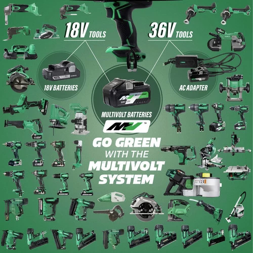 Metabo HPT NR3690DCM MultiVolt 36V Brushless Lithium-Ion Cordless Paper Strip Framing Nailer Kit (2.5 Ah) 6 Metabo HPT NR3690DCM MultiVolt 36V Brushless Lithium-Ion Cordless Paper Strip Framing Nailer Kit (2.5 Ah) - Image 6