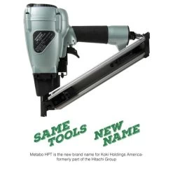 Metabo HPT NR38AKM 1-1/2 In. Strap-Tite Connector Framing Nailer -Tool Store mhpnnr38akm b