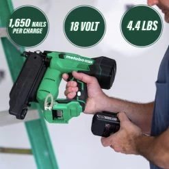 Metabo HPT NT1850DFQ4M MultiVolt 18V Brushless Lithium-Ion 18 Gauge Cordless Brad Nailer (Tool Only) -Tool Store mhpnnt1850dfq4m b