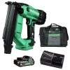 Metabo HPT NT1850DFTM 18V MultiVolt Brushless Lithium-Ion Cordless 18-Gauge Compact Brad Nailer Kit (2 Ah)