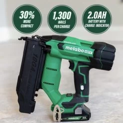 Metabo HPT NT1850DFTM 18V MultiVolt Brushless Lithium-Ion Cordless 18-Gauge Compact Brad Nailer Kit (2 Ah) -Tool Store mhpnnt1850dftm c