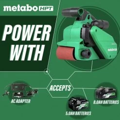 Metabo HPT SB3608DAQ4M 36V MultiVolt Brushless Lithium-Ion 3 In. X 21 In. Cordless Belt Sander (Tool Only) -Tool Store mhpnsb3608daq4m g