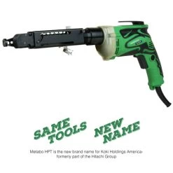 Metabo HPT W6V4SD2M 6.6 Amp Brushed SuperDrive Corded Collated Drywall Screw Gun -Tool Store mhpnw6v4sd2m c
