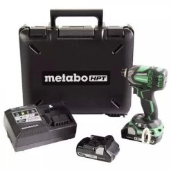 Metabo HPT WH18DCM 18V MultiVolt Lithium-Ion Cordless Triple Hammer BOLT Impact Driver Kit