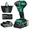 Metabo HPT WH18DEXM 18V MultiVolt Brushless Lithium-Ion Cordless Impact Driver Kit With 2 Batteries (2 Ah)