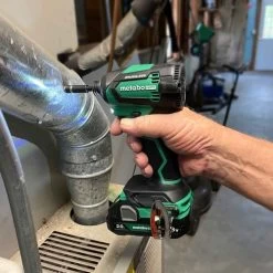 Metabo HPT WH18DEXM 18V MultiVolt Brushless Lithium-Ion Cordless Impact Driver Kit With 2 Batteries (2 Ah) -Tool Store mhpnwh18dexm h