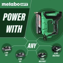 Factory Reconditioned Metabo HPT NP18DSALM 18V Cordless 1-3/8 In. 23-Gauge Pin Nailer Kit -Tool Store mhprnp18dsalmr b