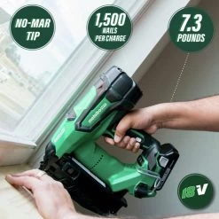 Factory Reconditioned Metabo HPT NT1865DMMR 18V Brushless Lithium-Ion 16 Gauge Cordless Straight Brad Nailer Kit (3 Ah) -Tool Store mhprnt1865dmmr c