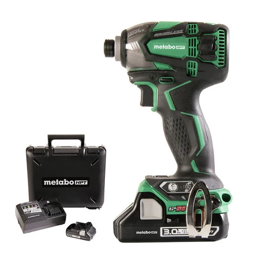 Factory Reconditioned Metabo HPT WH18DBDL2M 18V Brushless Lithium-Ion 1/4 In. Cordless Triple Hammer Impact Driver Kit (3 Ah) 1 Factory Reconditioned Metabo HPT WH18DBDL2M 18V Brushless Lithium-Ion 1/4 In. Cordless Triple Hammer Impact Driver Kit (3 Ah)