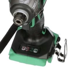 Factory Reconditioned Metabo HPT WH18DBDL2M 18V Brushless Lithium-Ion 1/4 In. Cordless Triple Hammer Impact Driver Kit (3 Ah) 13 Factory Reconditioned Metabo HPT WH18DBDL2M 18V Brushless Lithium-Ion 1/4 In. Cordless Triple Hammer Impact Driver Kit (3 Ah) -Tool Store mhprwh18dbdl2m d