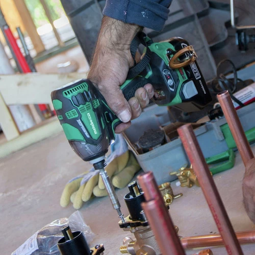 Factory Reconditioned Metabo HPT WH18DBDL2M 18V Brushless Lithium-Ion 1/4 In. Cordless Triple Hammer Impact Driver Kit (3 Ah) 8 Factory Reconditioned Metabo HPT WH18DBDL2M 18V Brushless Lithium-Ion 1/4 In. Cordless Triple Hammer Impact Driver Kit (3 Ah) - Image 8