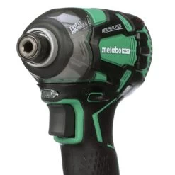 Factory Reconditioned Metabo HPT WH18DBDL2Q4M 18V Brushless Lithium-Ion 1/4 In. Cordless Triple Hammer Impact Driver (Tool Only) -Tool Store mhprwh18dbdl2q4 d