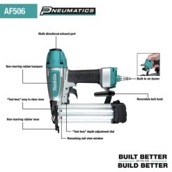 Makita AF506 18 Gauge 2 In. Brad Nailer 21 Makita AF506 18 Gauge 2 In. Brad Nailer -Tool Store mktnaf506 f