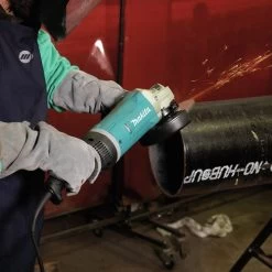 Makita GA7080 15 Amp 7 In. Corded Angle Grinder With Rotatable Handle And Lock-On Switch -Tool Store mktnga7080 j