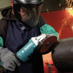 Makita GA7082 15 Amp 7 In. Corded Angle Grinder With Lock-On Switch -Tool Store mktnga7082 f