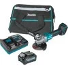 Makita GAG03M1 40V Max XGT Brushless Lithium-Ion 4-1/2 In./5 In. Cordless Paddle Switch Angle Grinder Kit With Electric Brake (4 Ah)