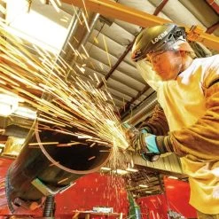 Makita GAG11M1 40V Max XGT Brushless Lithium-Ion 5 In. Cordless X-LOCK AWS Angle Grinder With Electric Brake Kit (4 Ah) -Tool Store mktngag11m1 j