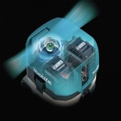 Makita GCV04PMUX 40V MAX XGT Brushless Lithium-Ion Cordless 4 Gallon HEPA Filter Dry Dust Extractor Kit With 2 Batteries (4 Ah) -Tool Store mktngcv04pmux k