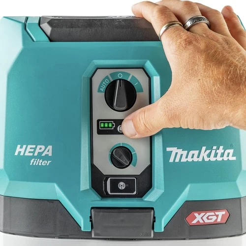 Makita GCV04ZUX 40V Max XGT Brushless Lithium-Ion 4 Gallon Cordless HEPA Filter AWS Dry Dust Extractor (Tool Only) 8 Makita GCV04ZUX 40V Max XGT Brushless Lithium-Ion 4 Gallon Cordless HEPA Filter AWS Dry Dust Extractor (Tool Only) - Image 8