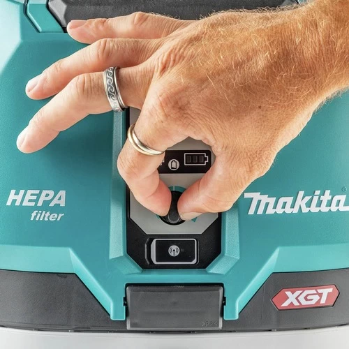 Makita GCV04ZUX 40V Max XGT Brushless Lithium-Ion 4 Gallon Cordless HEPA Filter AWS Dry Dust Extractor (Tool Only) 10 Makita GCV04ZUX 40V Max XGT Brushless Lithium-Ion 4 Gallon Cordless HEPA Filter AWS Dry Dust Extractor (Tool Only) - Image 10
