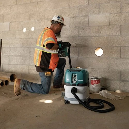 Makita GCV04ZUX 40V Max XGT Brushless Lithium-Ion 4 Gallon Cordless HEPA Filter AWS Dry Dust Extractor (Tool Only) 16 Makita GCV04ZUX 40V Max XGT Brushless Lithium-Ion 4 Gallon Cordless HEPA Filter AWS Dry Dust Extractor (Tool Only) - Image 16